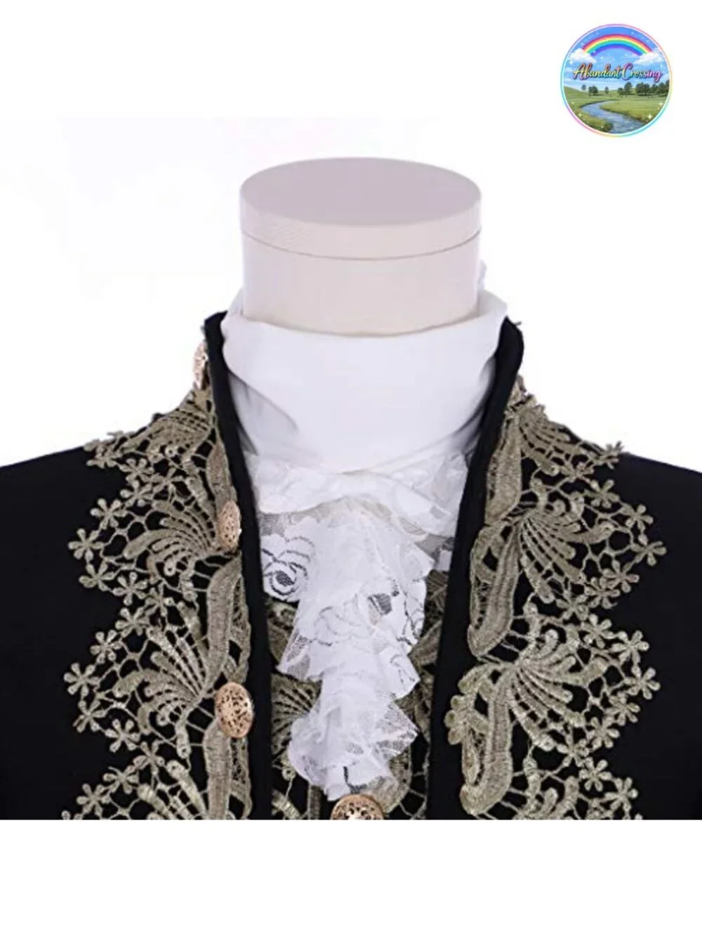Men's Victorian Regency Tailcoat 5-Piece Costume Set Halloween Outfit